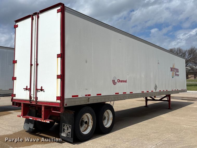 image for item FB3351 1989 Fruehauf FB91.5-F2-48LP dry van trailer
