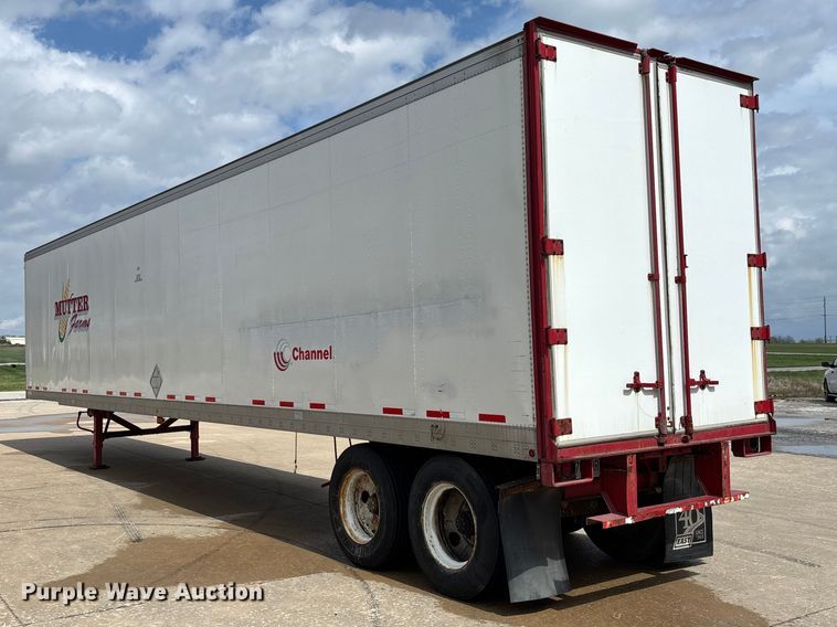 image for item FB3351 1989 Fruehauf FB91.5-F2-48LP dry van trailer