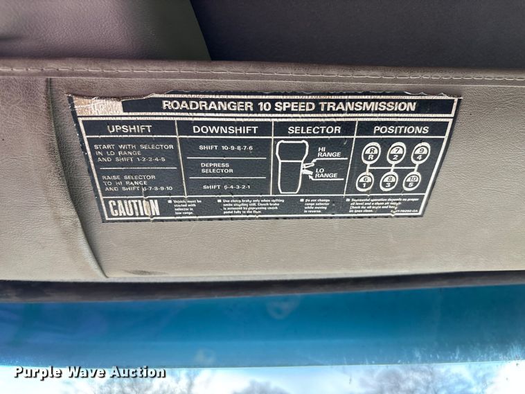 image for item FB3387 2005 Sterling L9500 flatbed truck