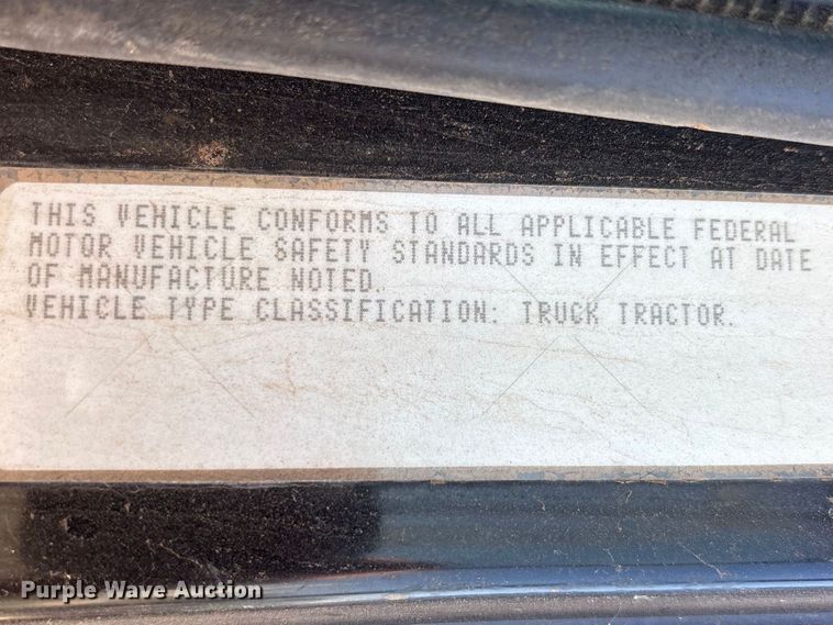 image for item FC2051 2007 Western Star 4900 semi truck