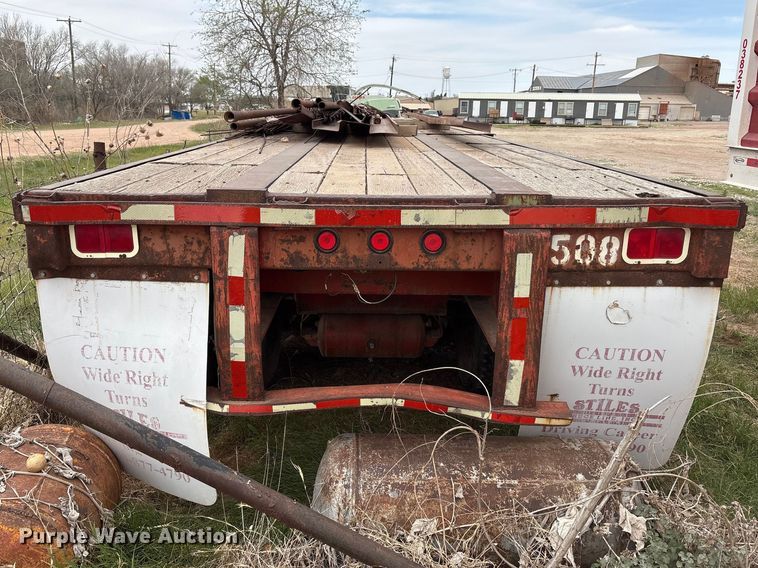 image for item FC2088 1982 Aztec flatbed trailer