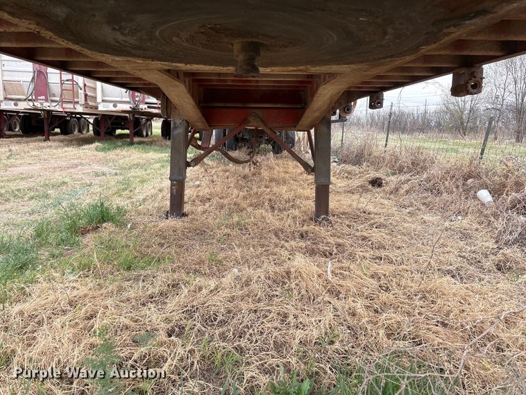 image for item FC2088 1982 Aztec flatbed trailer