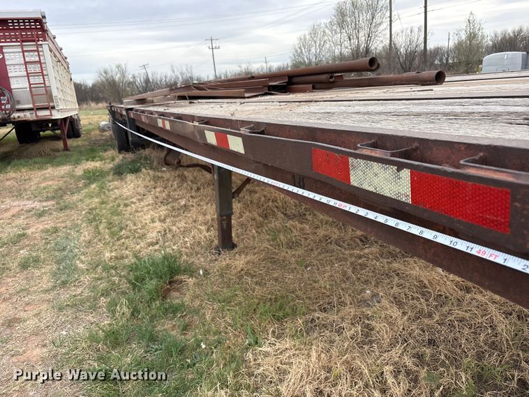 image for item FC2088 1982 Aztec flatbed trailer