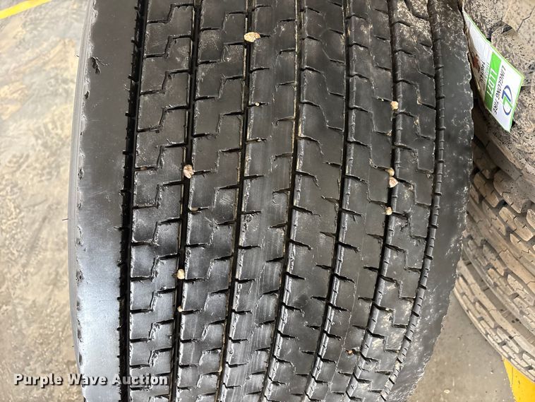 image for item FC2127 (4) 445/50R22.5 tires and wheels