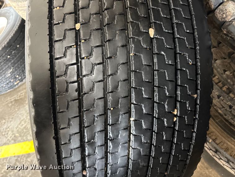 image for item FC2127 (4) 445/50R22.5 tires and wheels