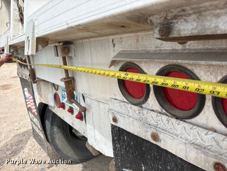image for item FC2198 2003 Travis Body & Trailer Inc 39FT Travis T/102 end dump trailer