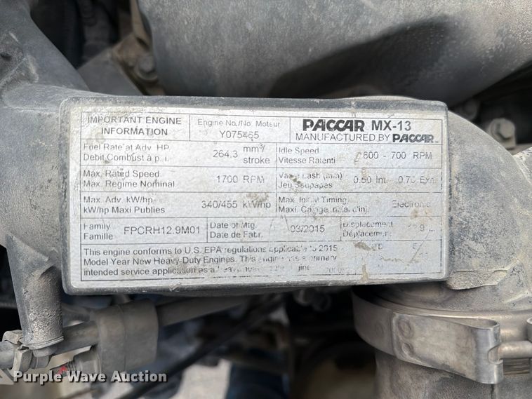 image for item FC3045 2016 Kenworth T880 semi truck