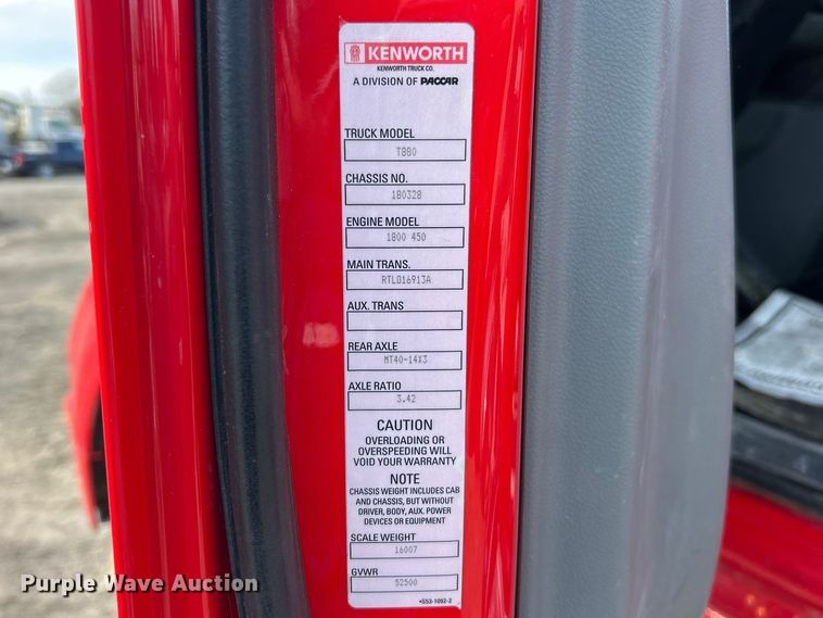 image for item FC5375 2018 Kenworth T880 semi truck