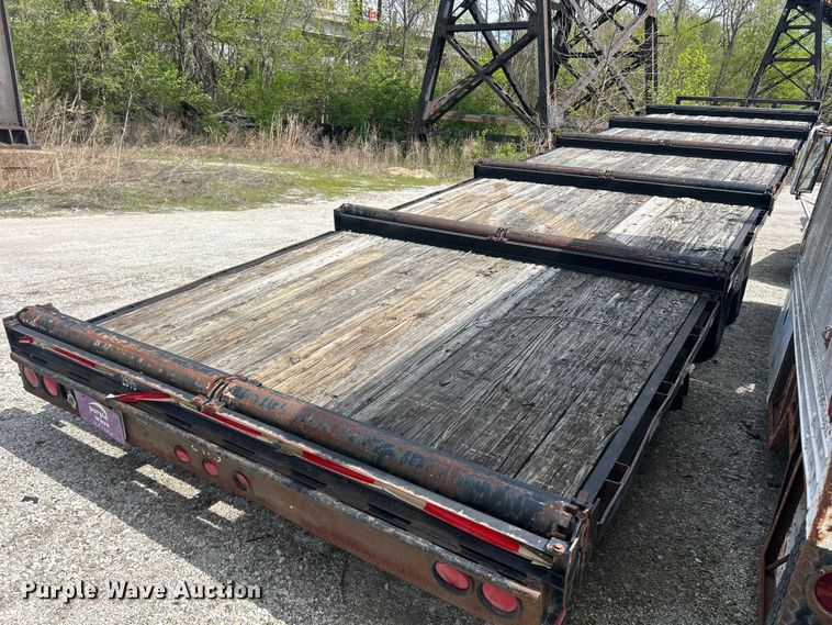 image for item FC5384 2000 Kiefer Industrial tilt-deck truss trailer