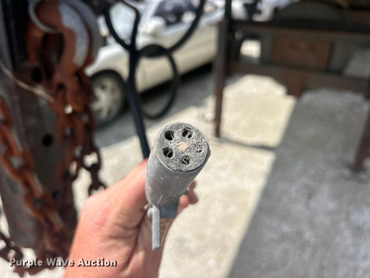 image for item FC5384 2000 Kiefer Industrial tilt-deck truss trailer