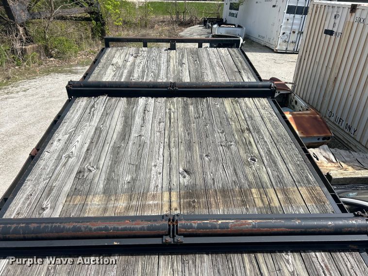 image for item FC5384 2000 Kiefer Industrial tilt-deck truss trailer