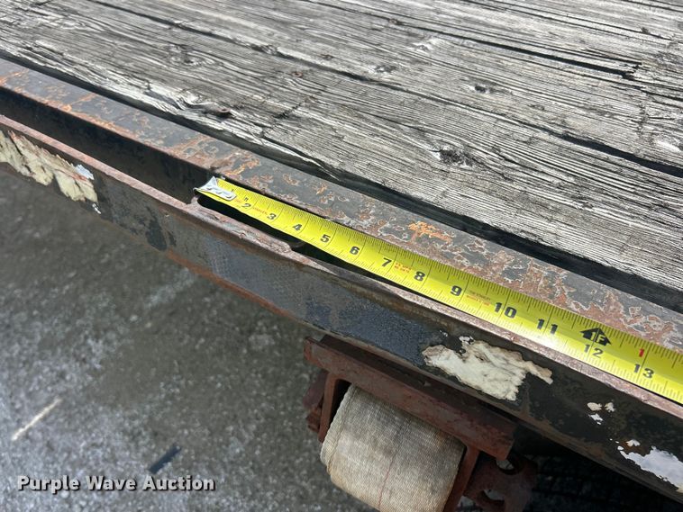 image for item FC5384 2000 Kiefer Industrial tilt-deck truss trailer