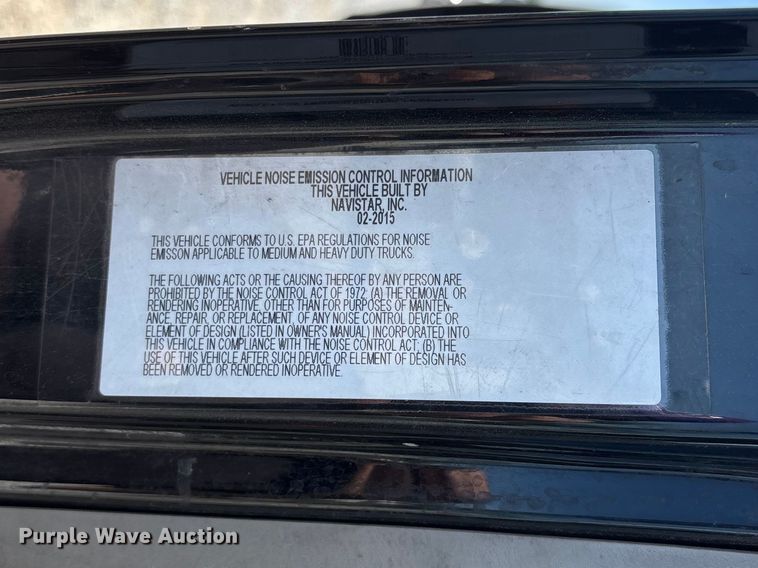 image for item FG0241 2016 International Lonestar SFA semi truck