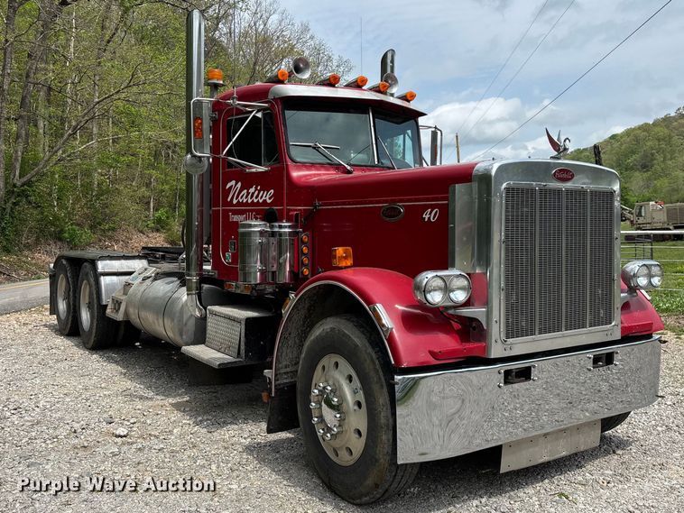 image for item FG0255 1981 Peterbilt 359 semi truck
