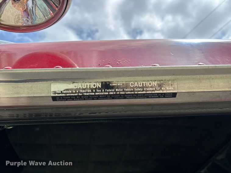 image for item FG0255 1981 Peterbilt 359 semi truck