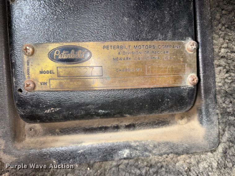 image for item FG0255 1981 Peterbilt 359 semi truck