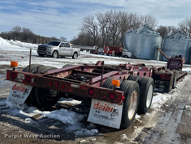 image for item FK0051 2004 Fontaine lowboy equipment trailer