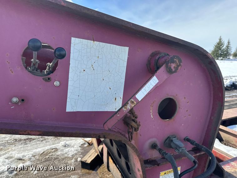 image for item FK0051 2004 Fontaine lowboy equipment trailer