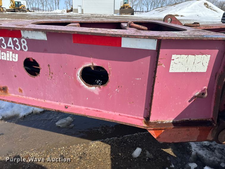 image for item FK0051 2004 Fontaine lowboy equipment trailer