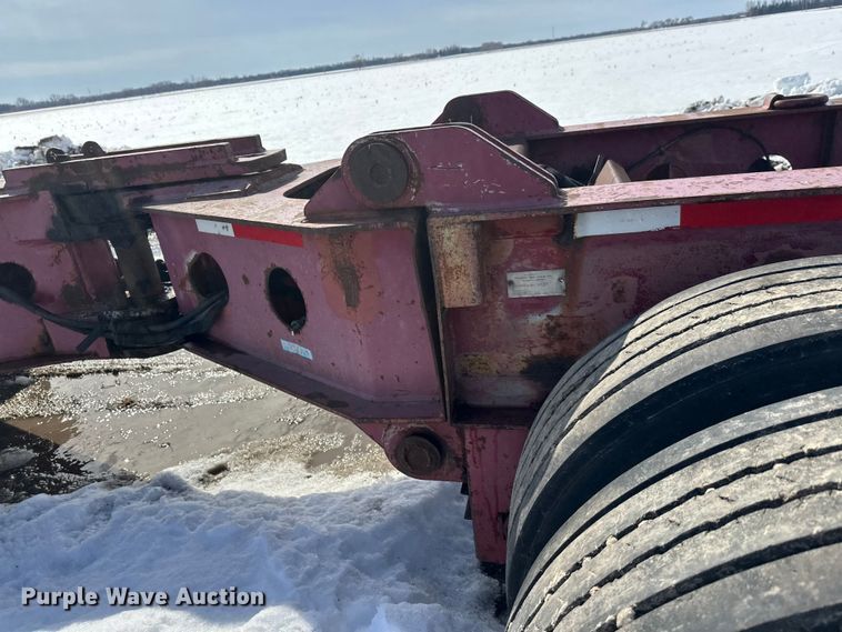 image for item FK0051 2004 Fontaine lowboy equipment trailer