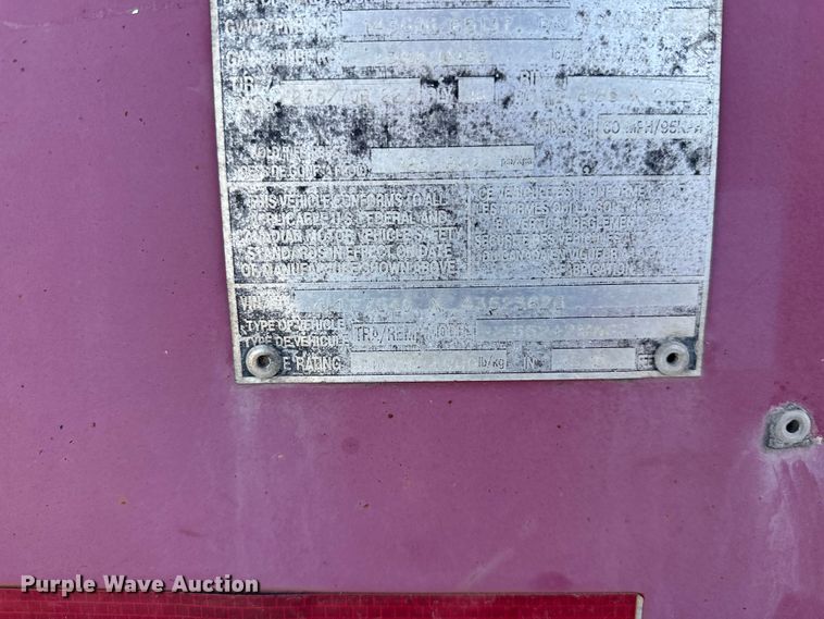 image for item FK0051 2004 Fontaine lowboy equipment trailer