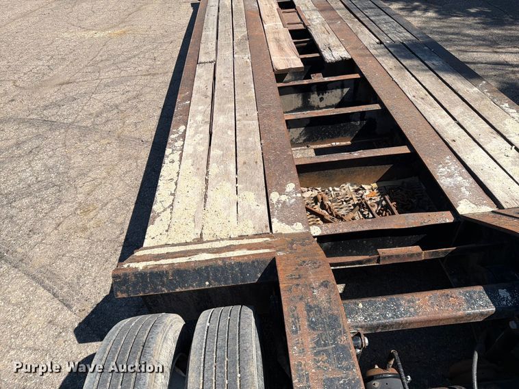image for item FK0075 1998 Talbert Low boy lowboy equipment trailer