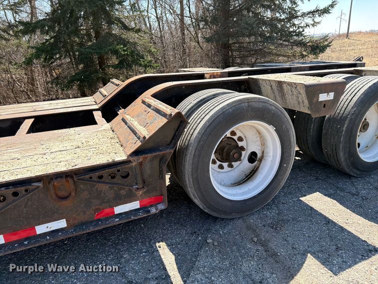 image for item FK0075 1998 Talbert Low boy lowboy equipment trailer