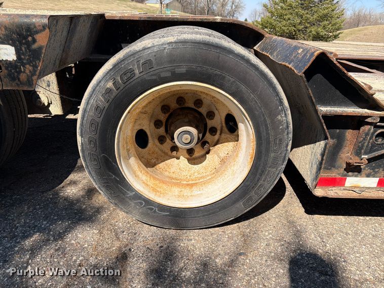 image for item FK0075 1998 Talbert Low boy lowboy equipment trailer