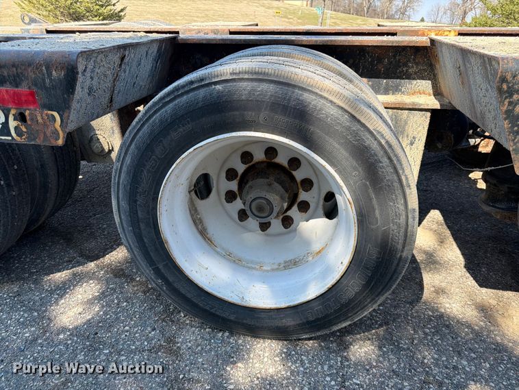 image for item FK0075 1998 Talbert Low boy lowboy equipment trailer