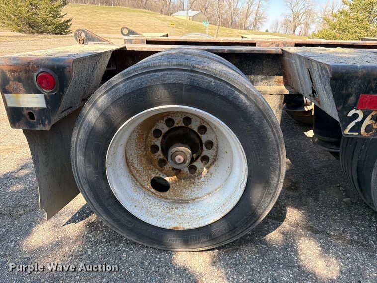 image for item FK0075 1998 Talbert Low boy lowboy equipment trailer