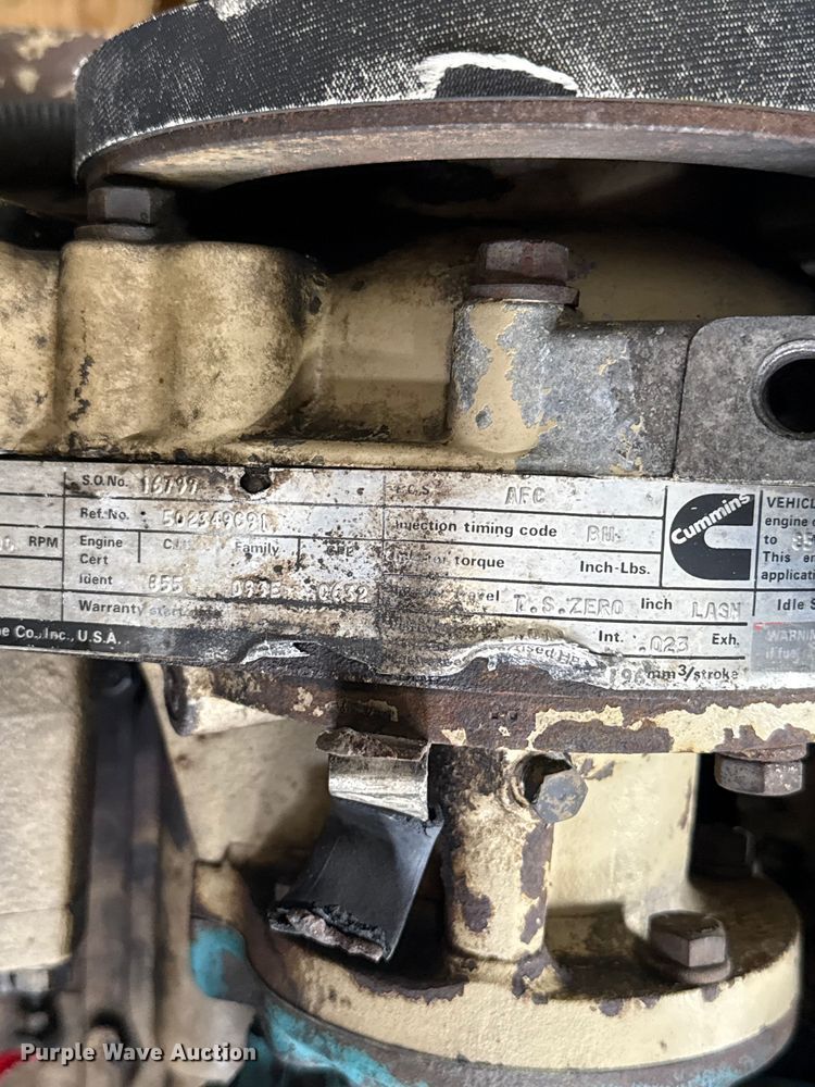 image for item NK9217 1984 Cummins NTC-350 engine