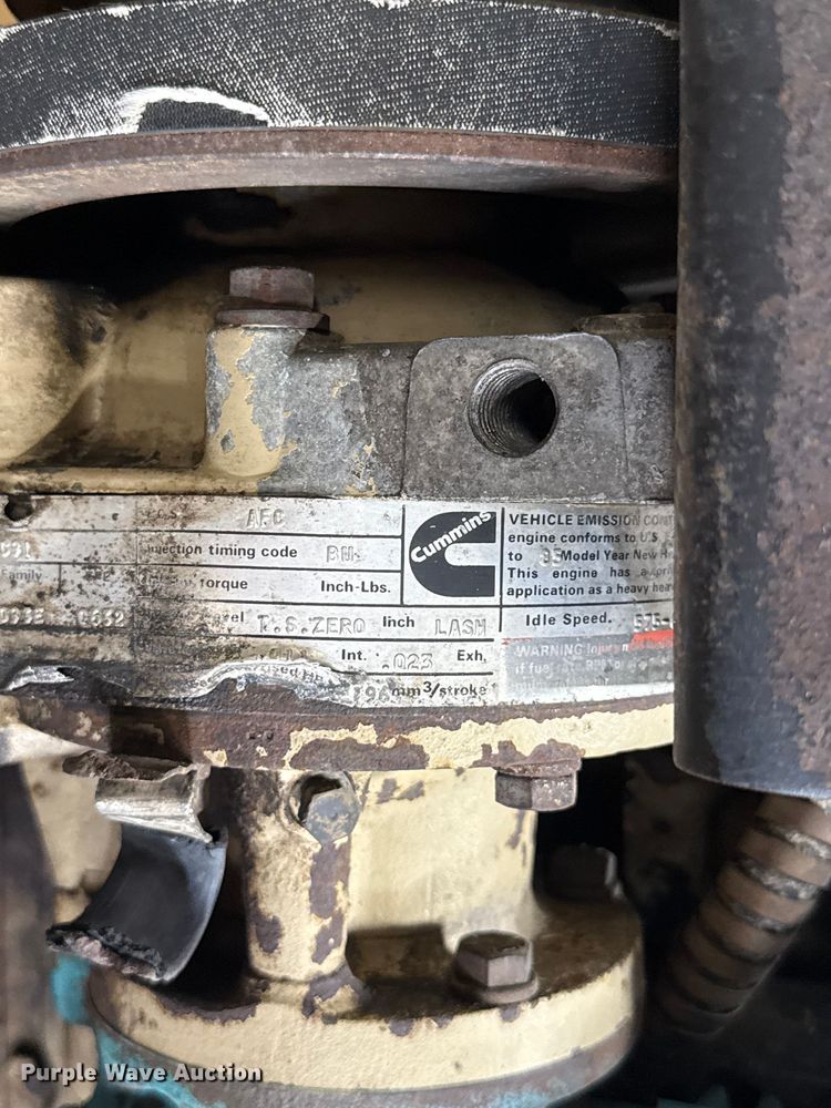 image for item NK9217 1984 Cummins NTC-350 engine