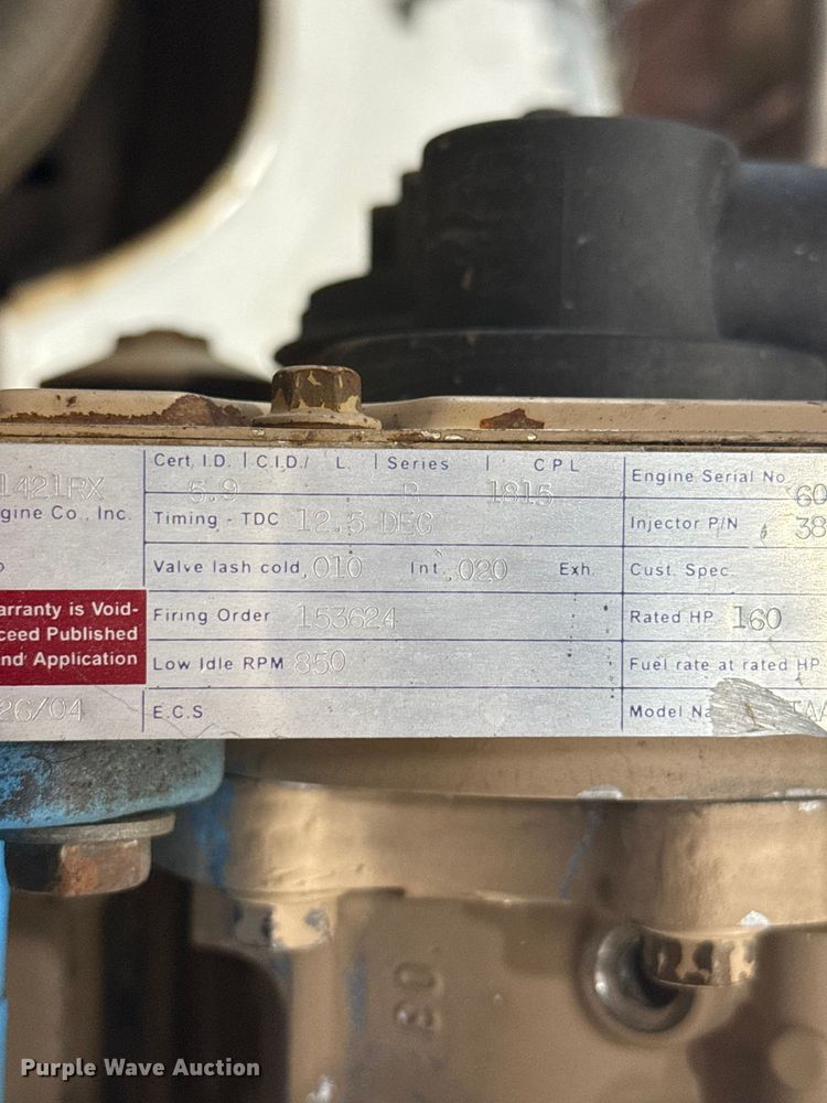 image for item NK9219 2004 Cummins engine