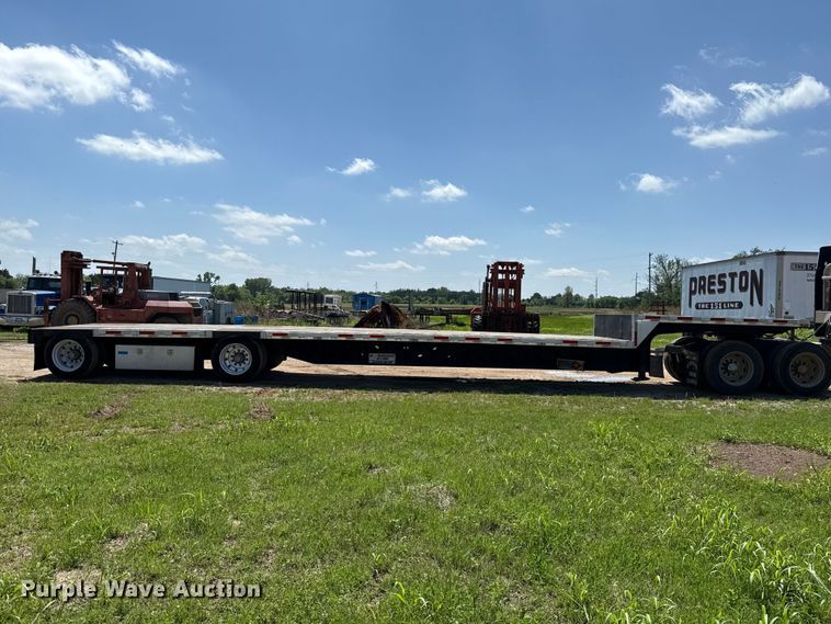 image for item NK9227 2000 Transcraft DTL-2000 drop deck trailer