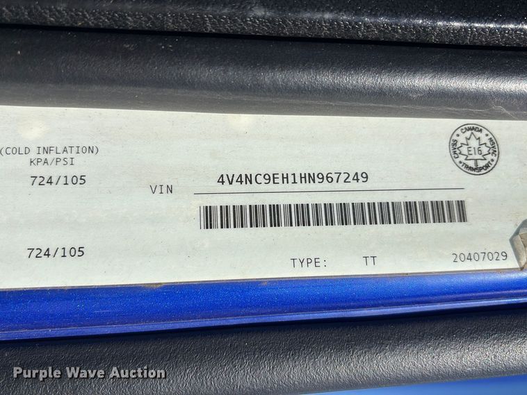 image for item YA1100 2017 Volvo VNL semi truck