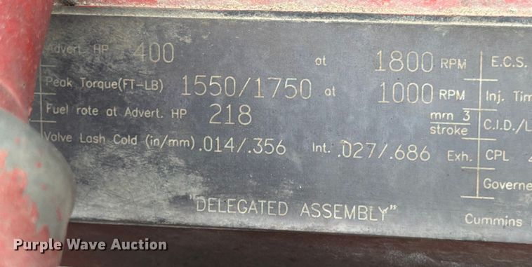 image for item YA1396 2016 International Prostar semi truck