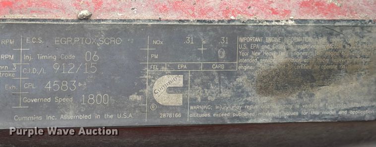 image for item YA1396 2016 International Prostar semi truck