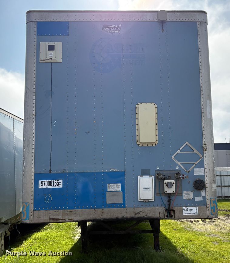 image for item YA1495 2015 Wabash DVCVHPC dry van trailer