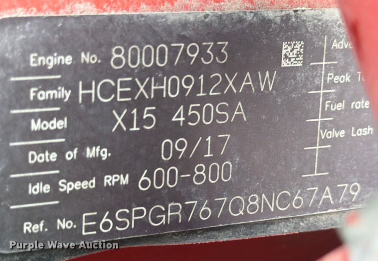 image for item YA1789 2018 Kenworth T680 semi truck