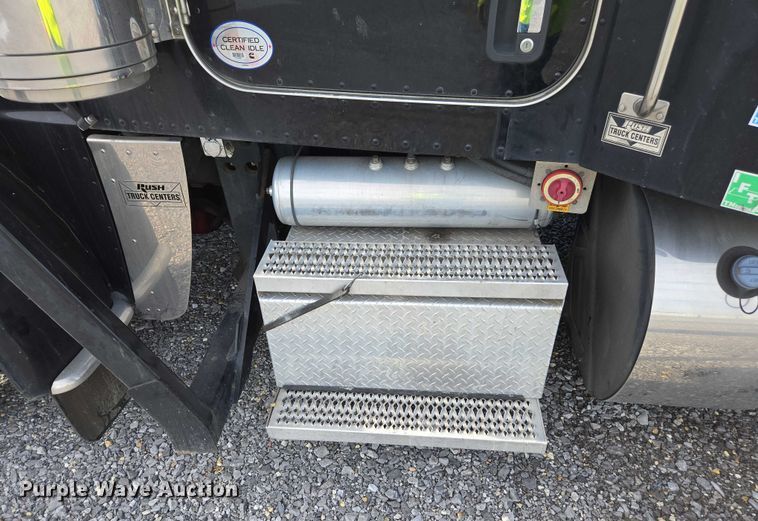 image for item YA1913 2023 Peterbilt 389 car carrier truck with car carrier trailer