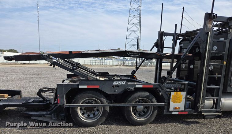 image for item YA1913 2023 Peterbilt 389 car carrier truck with car carrier trailer