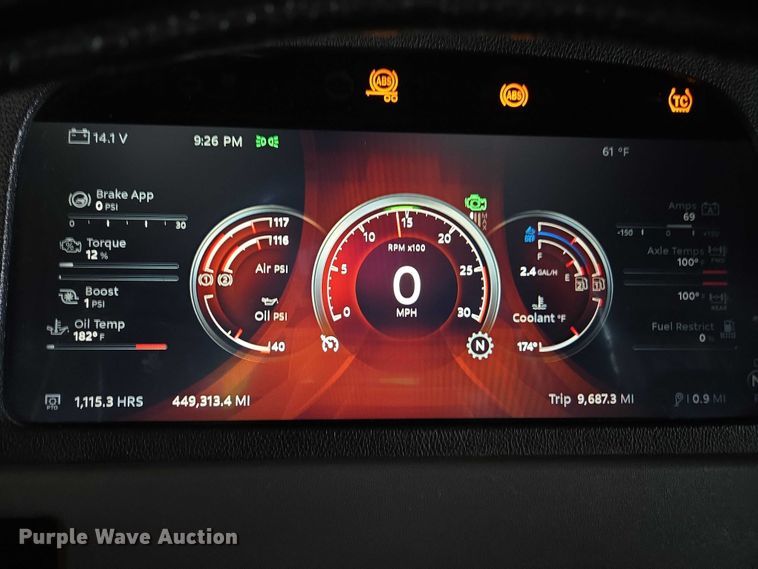 image for item YA1913 2023 Peterbilt 389 car carrier truck with car carrier trailer