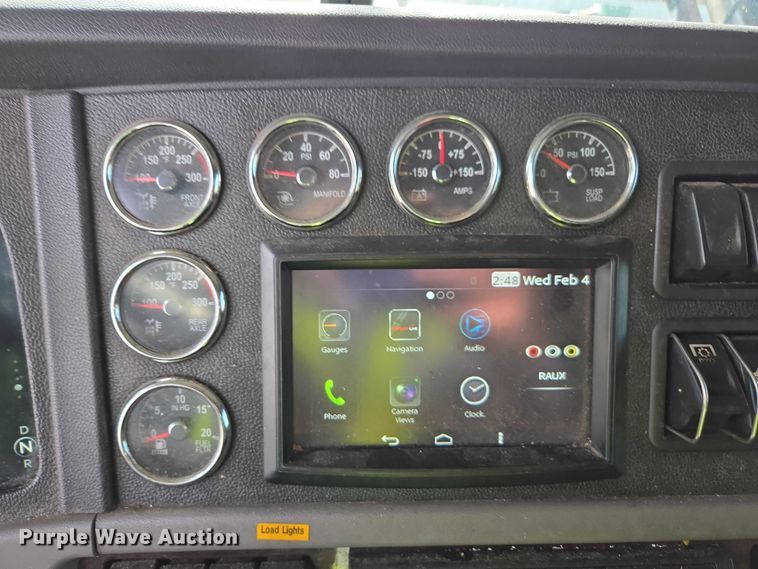 image for item YA1913 2023 Peterbilt 389 car carrier truck with car carrier trailer