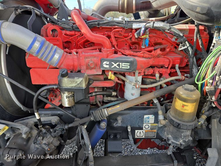 image for item YA1913 2023 Peterbilt 389 car carrier truck with car carrier trailer