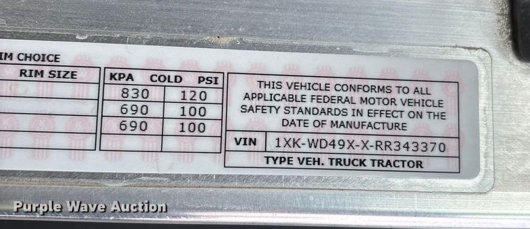 image for item YA2218 2024 Kenworth W900 semi truck