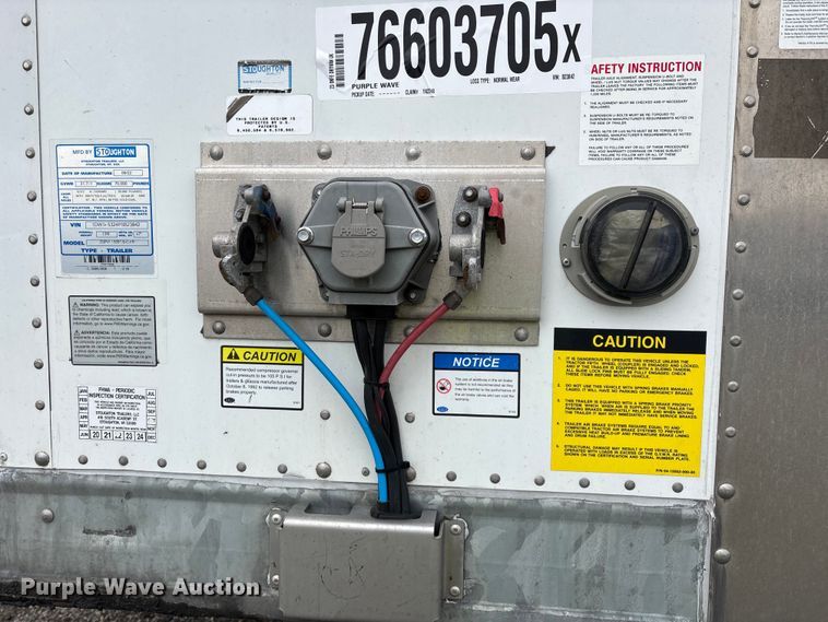 image for item YA2248 2023 Stoughton ZGPVW-535T-S-C-AR dry van trailer