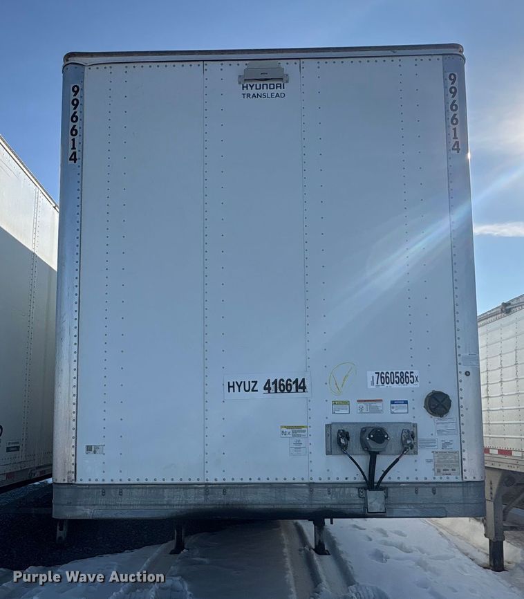 image for item YA2251 2024 Hyundai Translead VC2530152-AJS dry van trailer