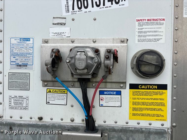 image for item YA2259 2023 Stoughton ZGPVW-535T-S-C-AR dry van trailer