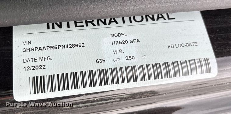 image for item YA2264 2023 International HX520 semi truck