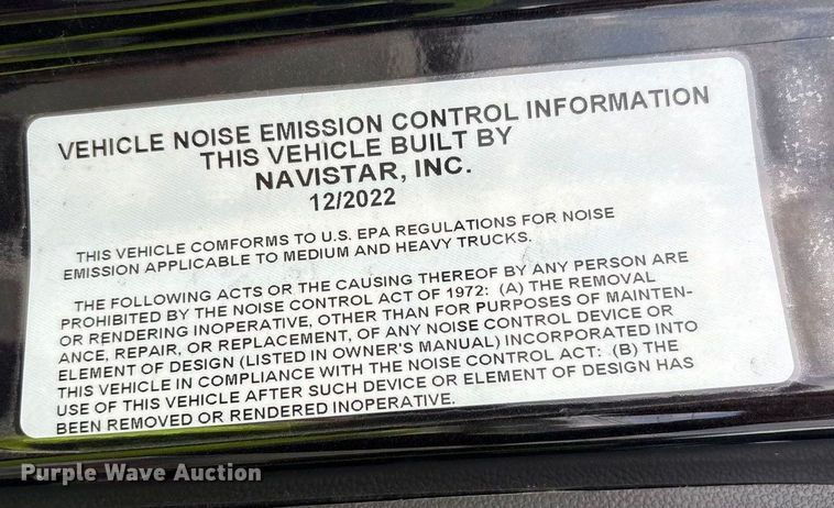 image for item YA2266 2023 International HX520 semi truck